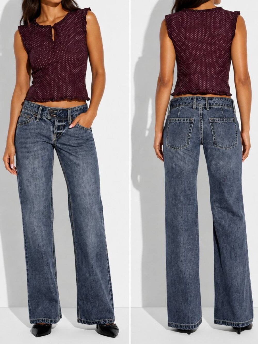 Wild Fable Olivia Dayton Low Rise Vintage Bootcut Rigid Jeans Size 4 NWT